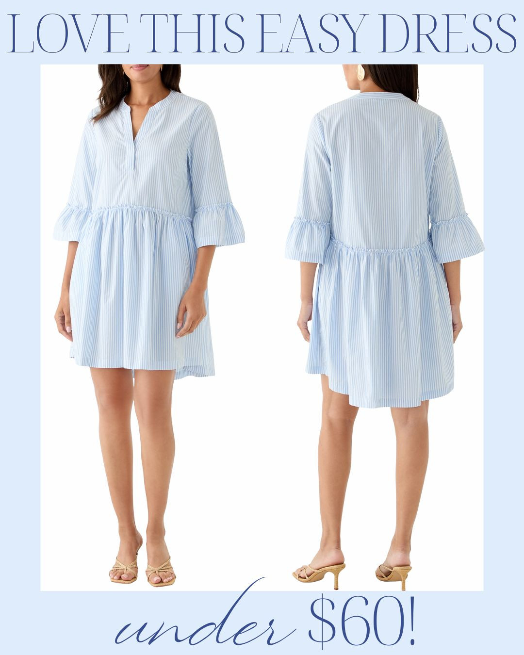 Easy dress now on sale for under $60!

women’s beauty, outfits, makeup, clothing, bag, purse, dresses, on sale, winter,  travel outfit, maxi dress, coastal grand, southern style, classic style, preppy style, , women’s dresses, transition weather, trendy, stylish, cotton, puff sleeve, short dress, midi dress, maxi dress, classic style, preppy style, shoes, flats, ruffles, scallops, boots, denim, kids, children, women’s, adult, men, tuckernuck, h&m, target, dillards, nordstrom, belk, saks 

 #LTKootd #LTKFindsUnder100 #LTKWorkwear