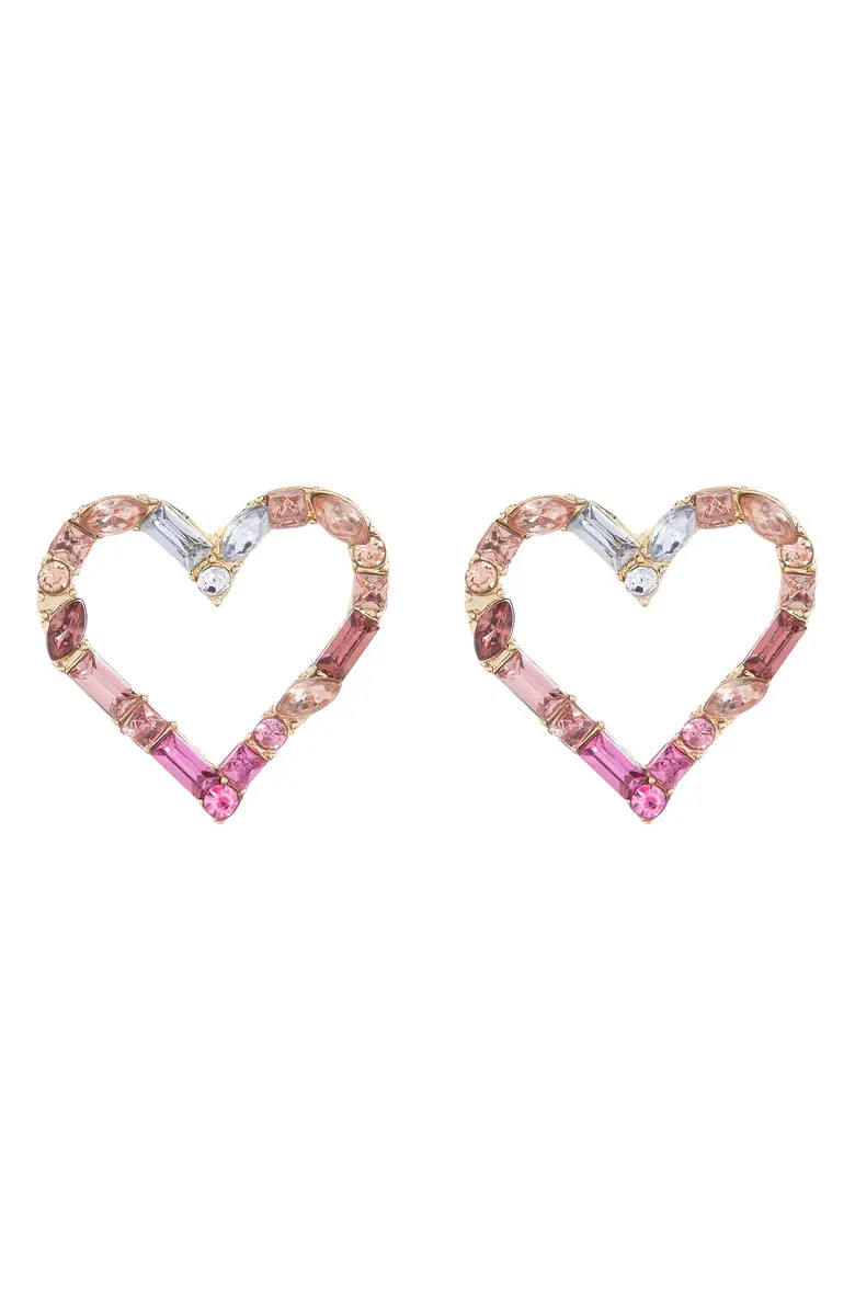 BAUBLEBAR Ombré Open Heart Stud Earrings | Nordstromrack | Nordstrom Rack