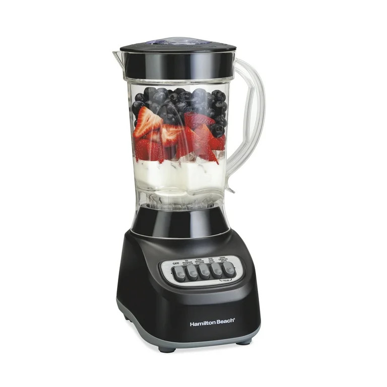 Hamilton Beach Smoothie Blender, 48 oz. Jar, 12 Blending Functions, Black, 50180F | Walmart (US)