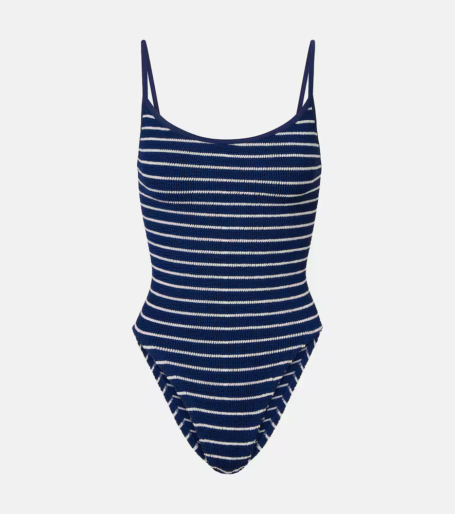 Hunza G Striped Pamela swimsuit | Mytheresa (US/CA)
