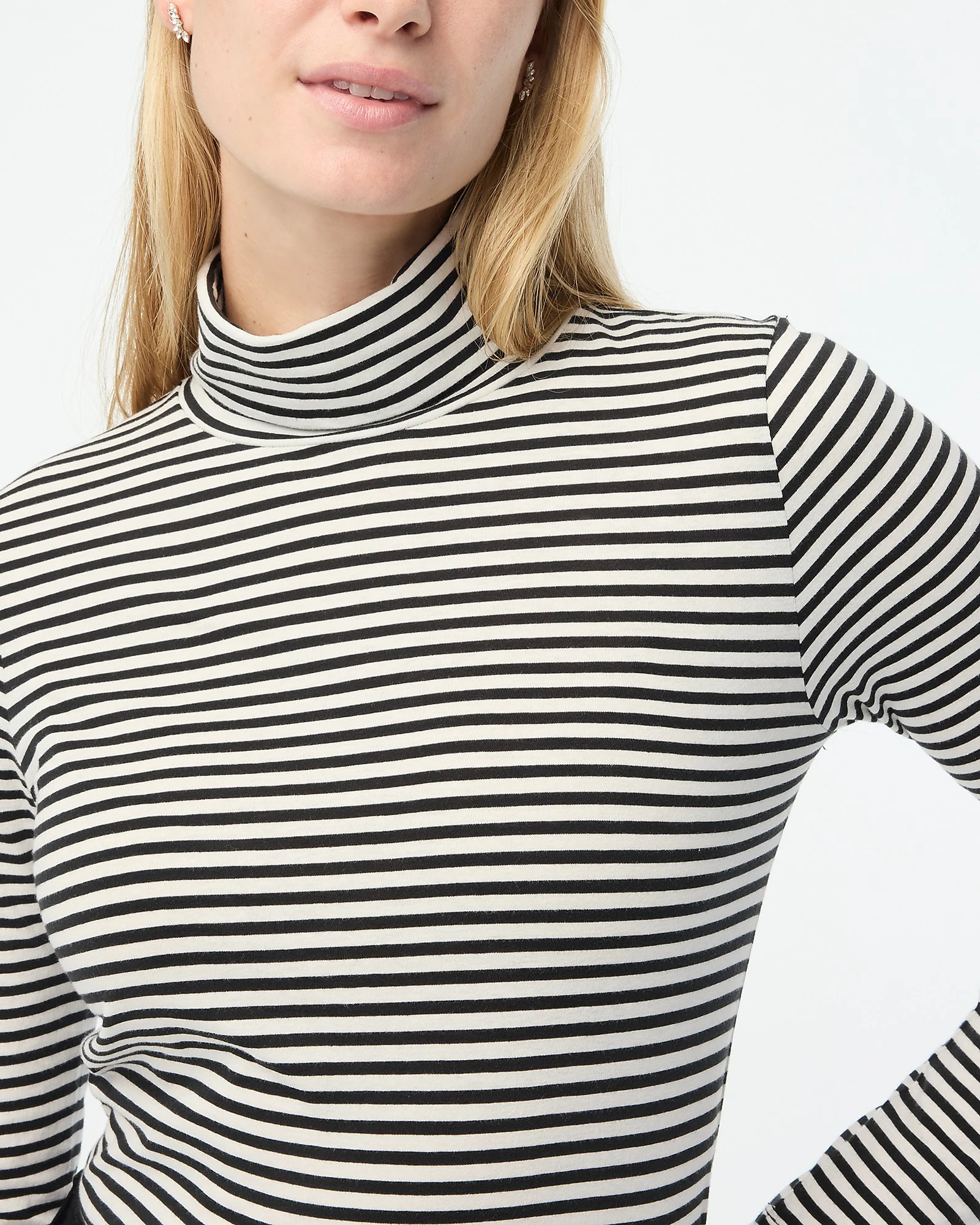 Printed tissue turtleneck | J.Crew Factory