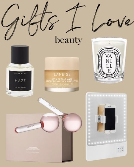 Kat Jamieson of With Love From Kat shares the best beauty gifts for the holidays. Use the code KAT20 for 20% off U Beauty! Candles, perfume, lighted mirror, lip mask, facial tools, skincare set.

#LTKbeauty #LTKunder100 #LTKHoliday