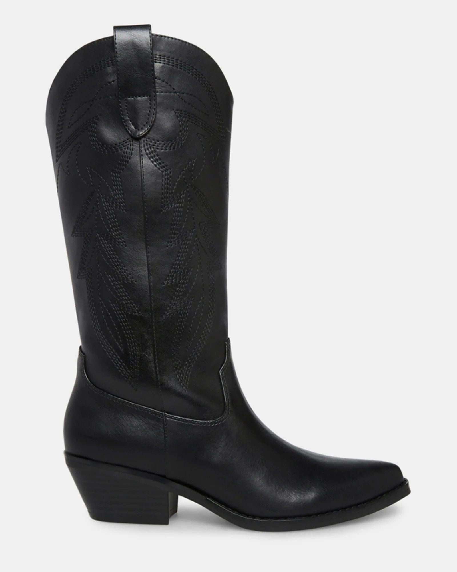 REDFORD Black Women's Boots | Women's Designer Boots | Steve Madden (Canada)