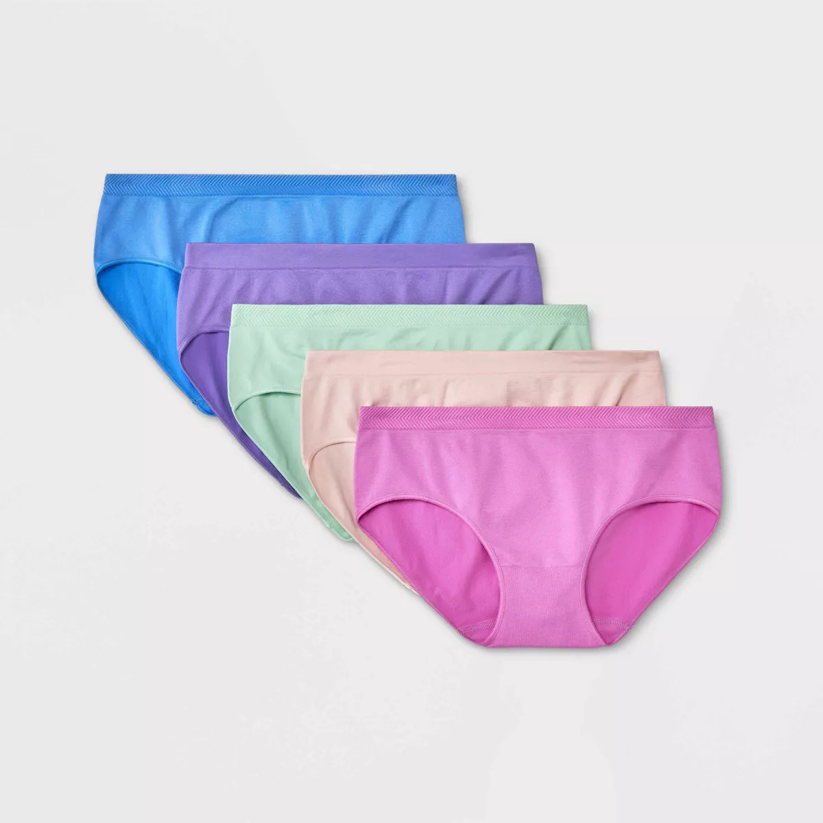 Girls' 5pk Seamless Chevron Hipster - All In Motion™ | Target