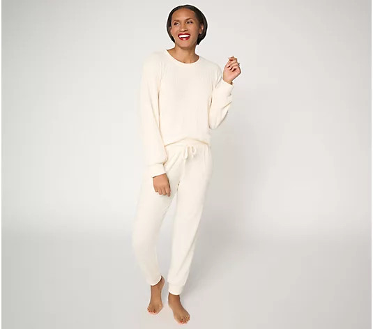 MUK LUKS Cool Cable 2 Piece Lounge Set - QVC.com | QVC