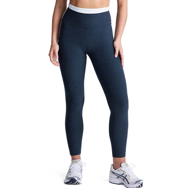 Women's Beyond Yoga Trophy High Waisted Leggings Medium Nocturnal Navy Cloud | Scheels