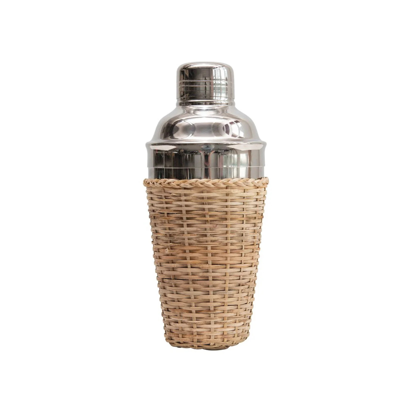 Rattan Cocktail Shaker | Brooke & Lou | Brooke and Lou