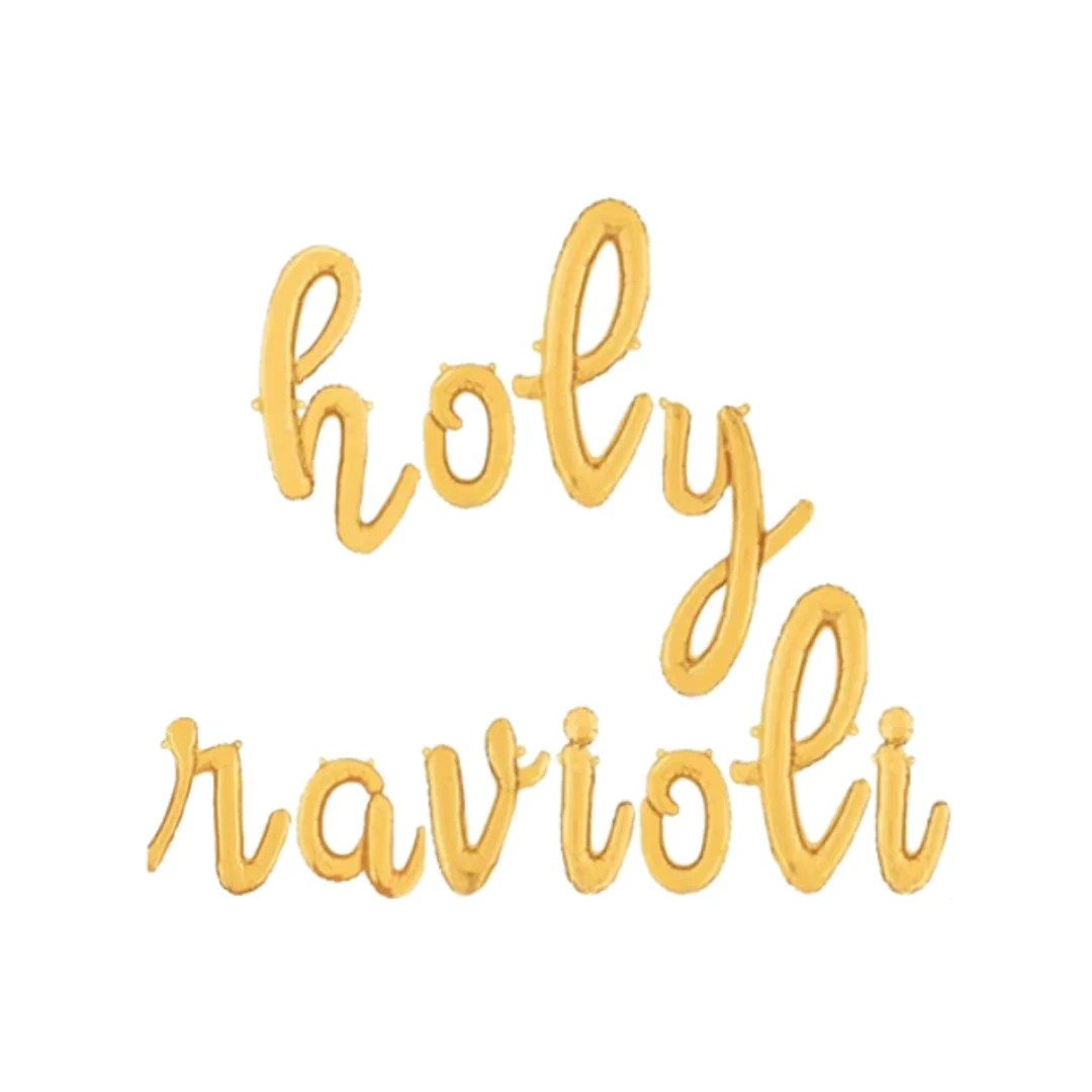Holy Ravioli Letter Balloon Kit Birthday Party Balloon Banner Bachelorette Party Decorations Brid... | Etsy (US)