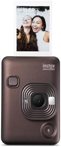 Fujifilm INSTAX Mini LIPLAY Hybrid Instant Camera - Deep Bronze | Amazon (US)