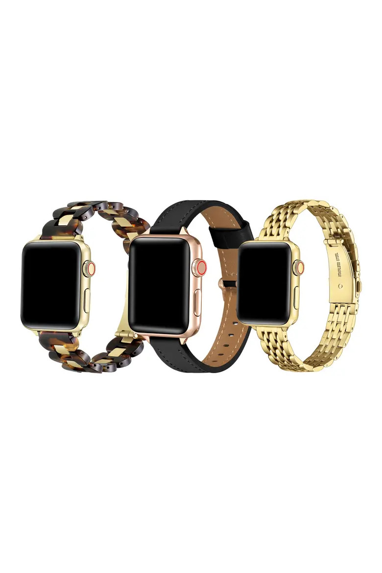 Assorted 3-Pack Apple Watch® Watchbands (Women) | Nordstrom | Nordstrom