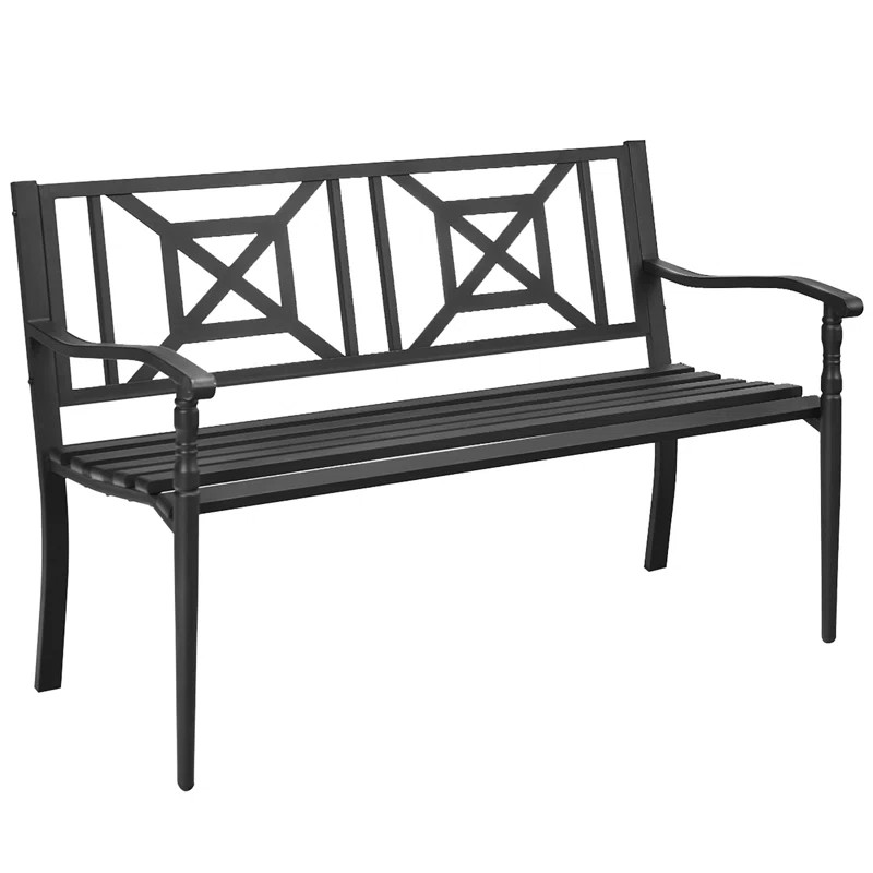 Velma Steel Garden Bench | Wayfair North America