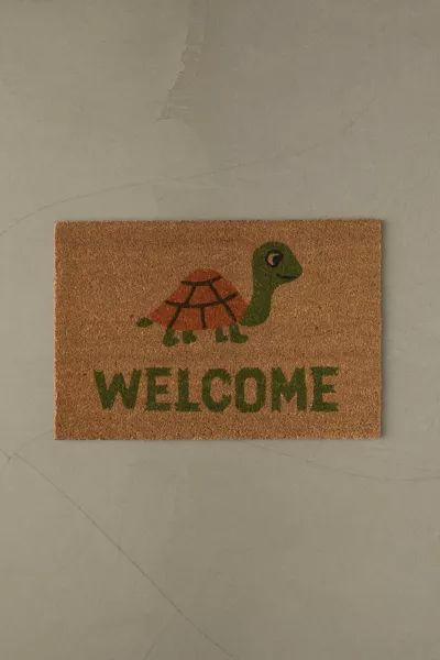 Welcome Turtle Doormat | Urban Outfitters (US and RoW)