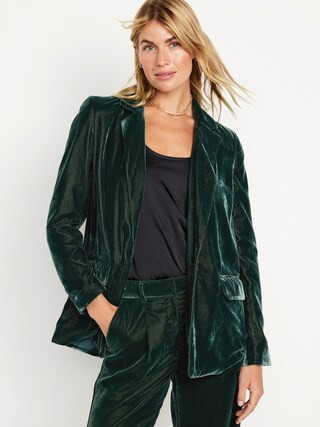 Velvet Blazer for Women | Old Navy (US)