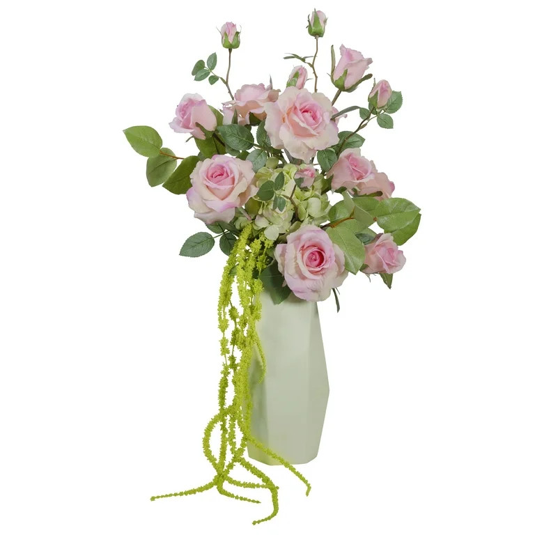 (2 pack) 26-inch Artificial Light Green Tassel Flower Long Stem, for Indoor Use, by Mainstays | Walmart (US)