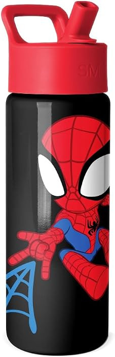 Simple Modern Marvel Spidey Kids Water Bottle & Toddler Cup | 18oz | Amazon (US)