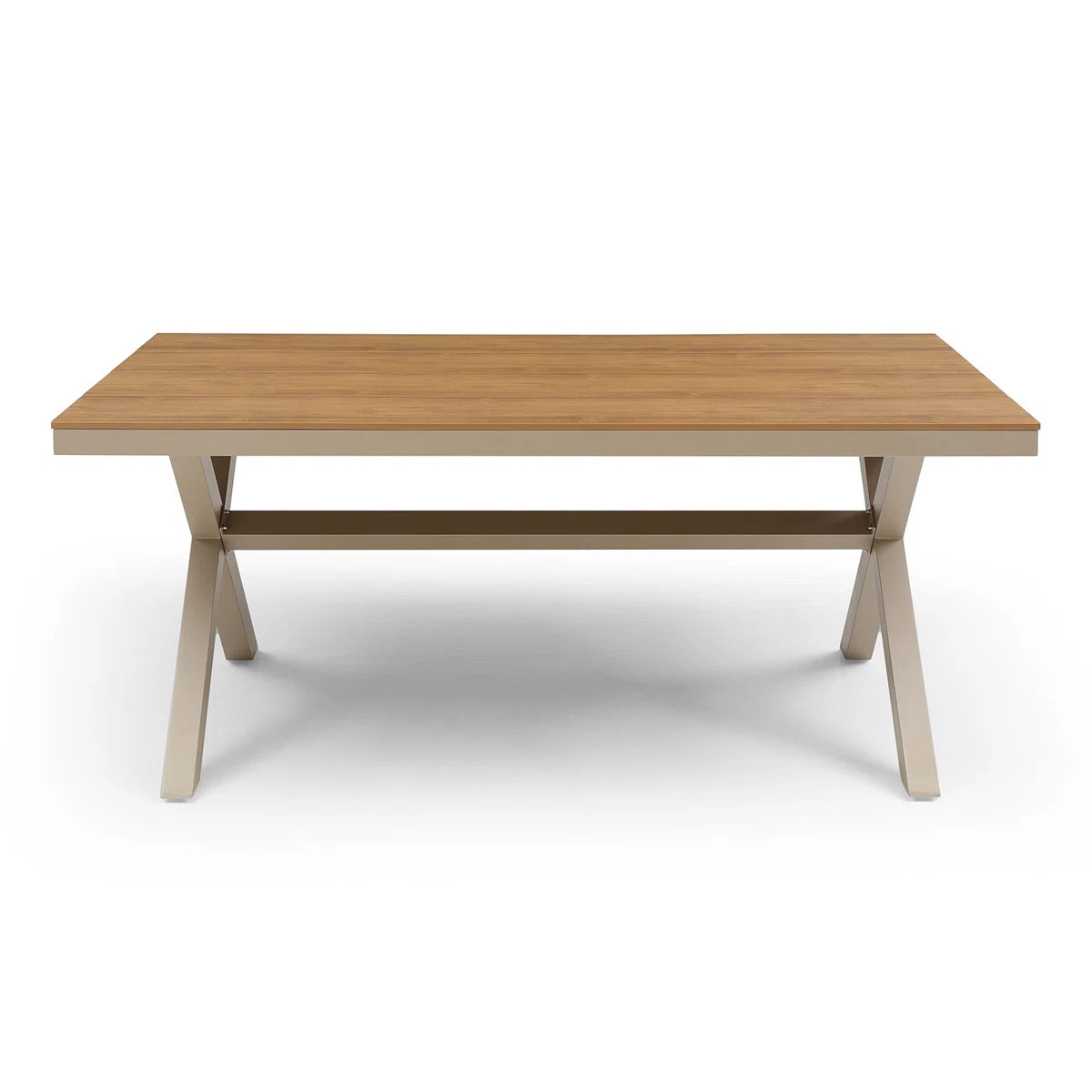 Karnell Rectangular 70.87'' L x 35.43'' W Outdoor Dining Table | Wayfair North America