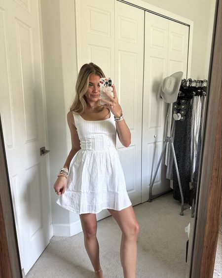 Princess Polly LORINDA MINI DRESS WHITE. Us size 2. Princess Polly. @princesspolly I wear the size US 2 in Princess Polly typically but always recommend sizing up because their clothing tends to run small. 
#tryon #tryonwithme #tryonhaul #princesspolly #springstyle #springvibes #springoutfits #springfashion #summerlooks #summeroutfit #summervibes #capsulewardrobe #fashioninspo #outfit #outfitinspo #princesspollyhaul #princesspollytryonhaul #princesspollytryon #fyp 

#LTKFindsUnder100 #LTKStyleTip #LTKWedding