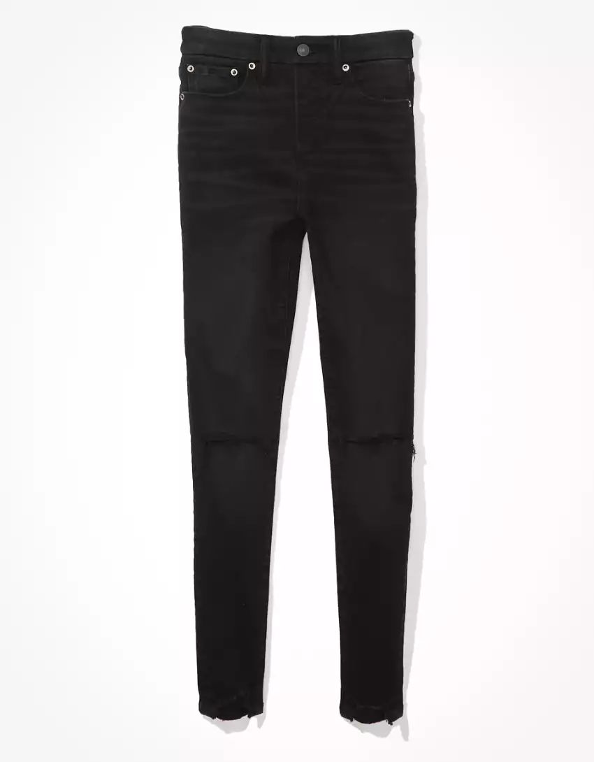 AE Lu(x)e Ripped Super High-Waisted Jegging | American Eagle Outfitters (US & CA)
