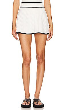 Montce Swim X Olivia Culpo Aurora Skirt in Cream Terry Rib from Revolve.com | Revolve Clothing (Global)