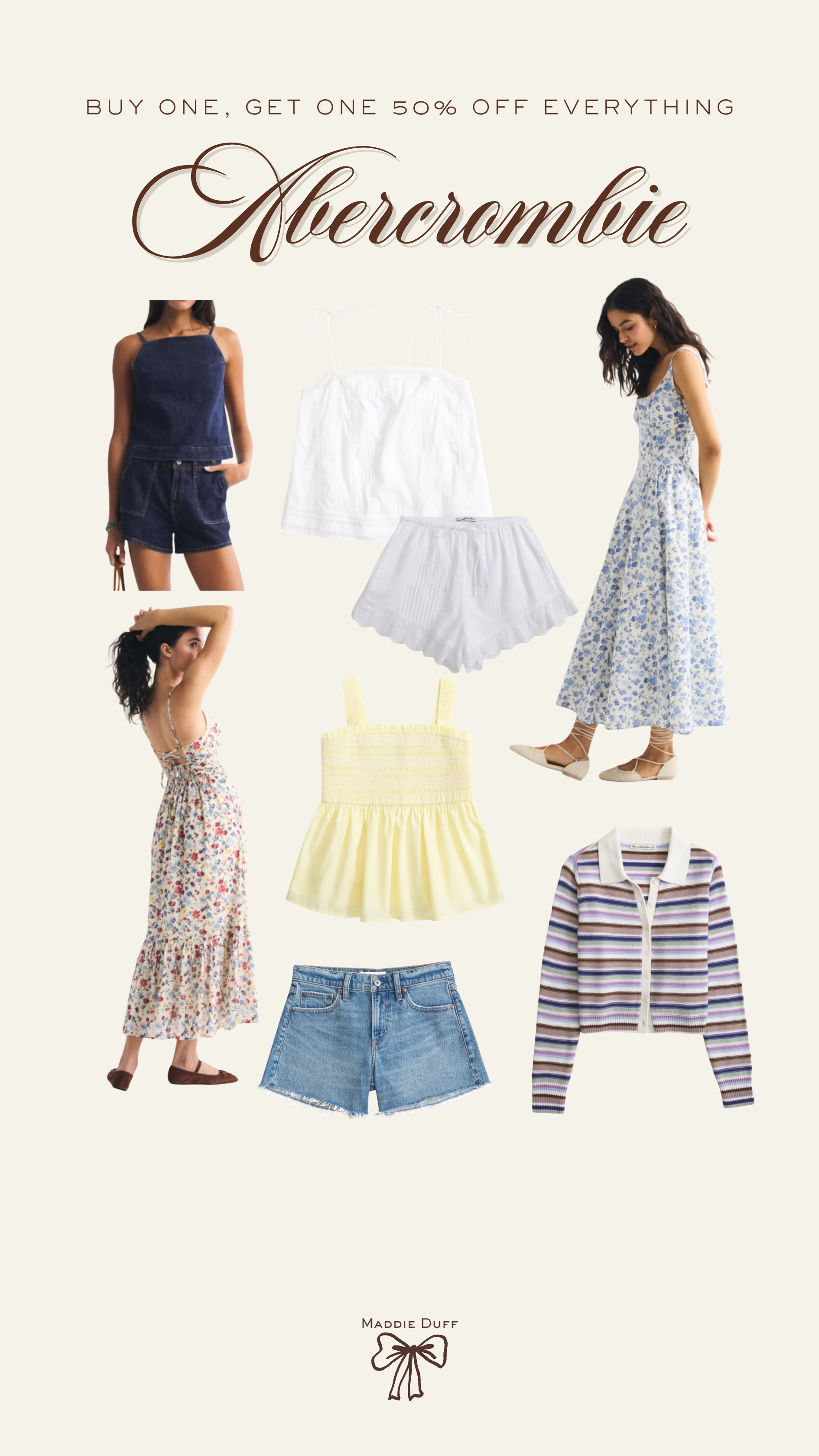 Buy one get one half off at abercrombie!

abercrombie sale, abercrombie dresses, dresses on sale, spring dresses, spring outfits 

 #LTKootd #LTKSaleAlert