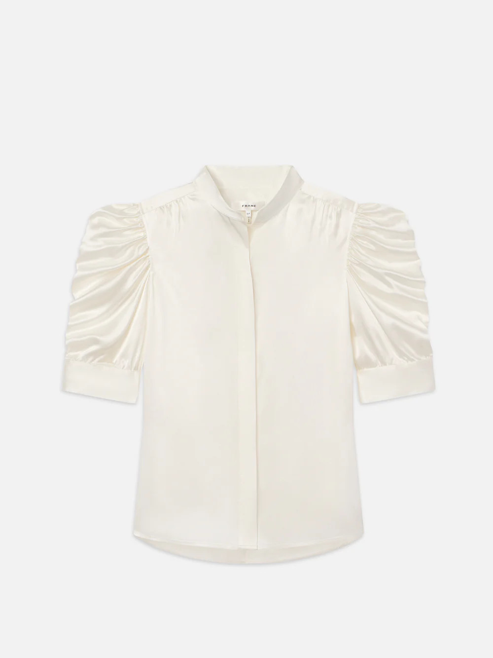 Gillian Top in Off White | Frame Denim