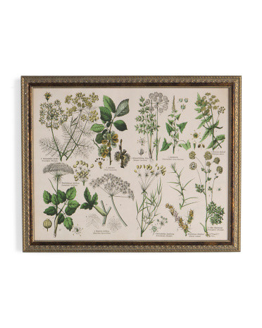 25x20x1 Kind Of Leaves Framed Wall Art | TJ Maxx