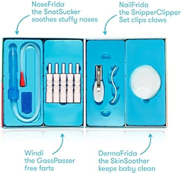 Baby Basics Kit by Frida Baby |Includes NoseFrida, NailFrida, Windi, DermaFrida + Silicone Carry ... | Amazon (US)
