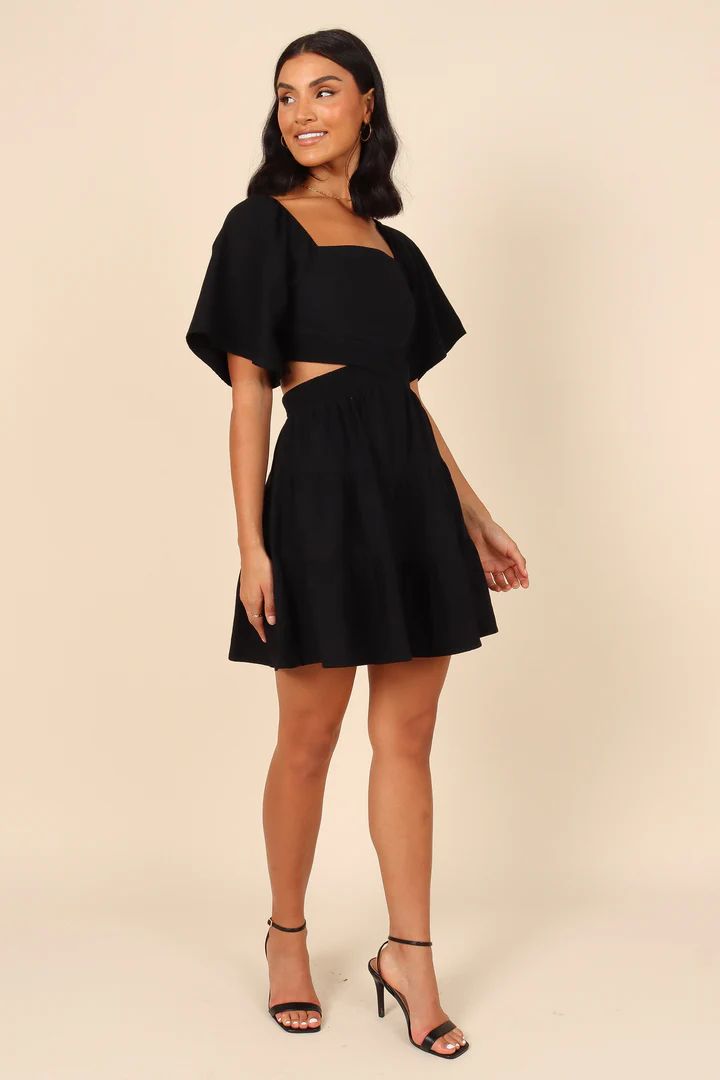 Jordyn Cut Out Mini Dress - Black | Petal & Pup (US)