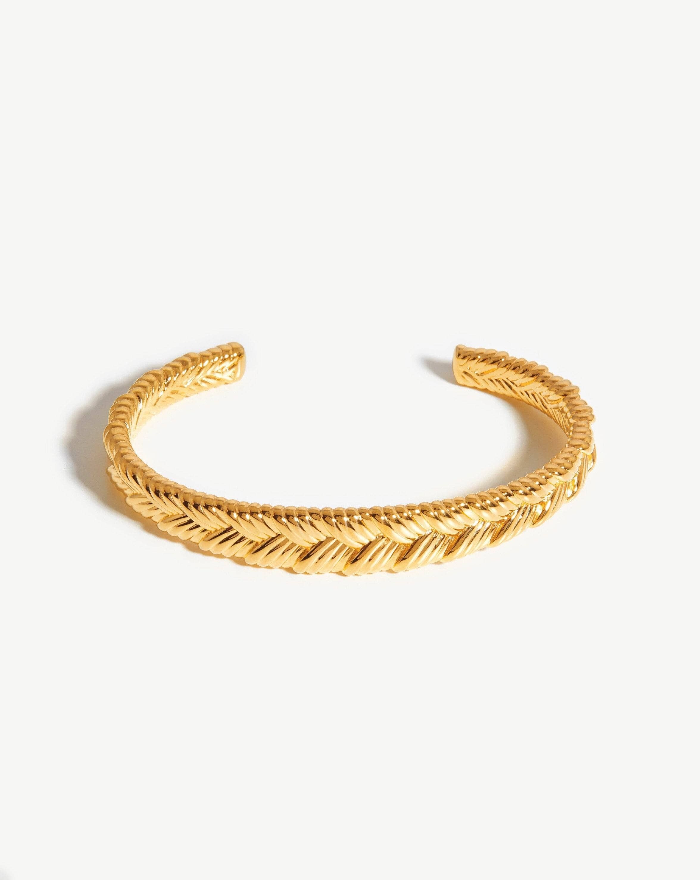 Braid Cuff Bracelet | 18ct Gold Plated | Missoma US