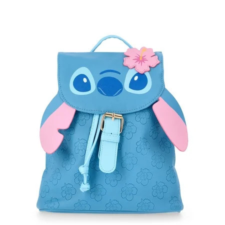 Disney Girls' Lilo and Stitch Mini Drawstring Backpack, Blue | Walmart (US)