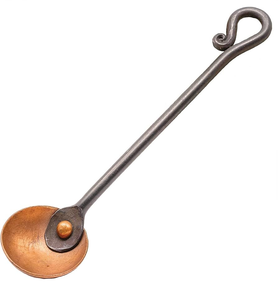 Copper and Steel Coffee Scoop | Food Grade & Measures 2 Tsp | Antique & Rustic Cast Iron Metal Sp... | Amazon (US)