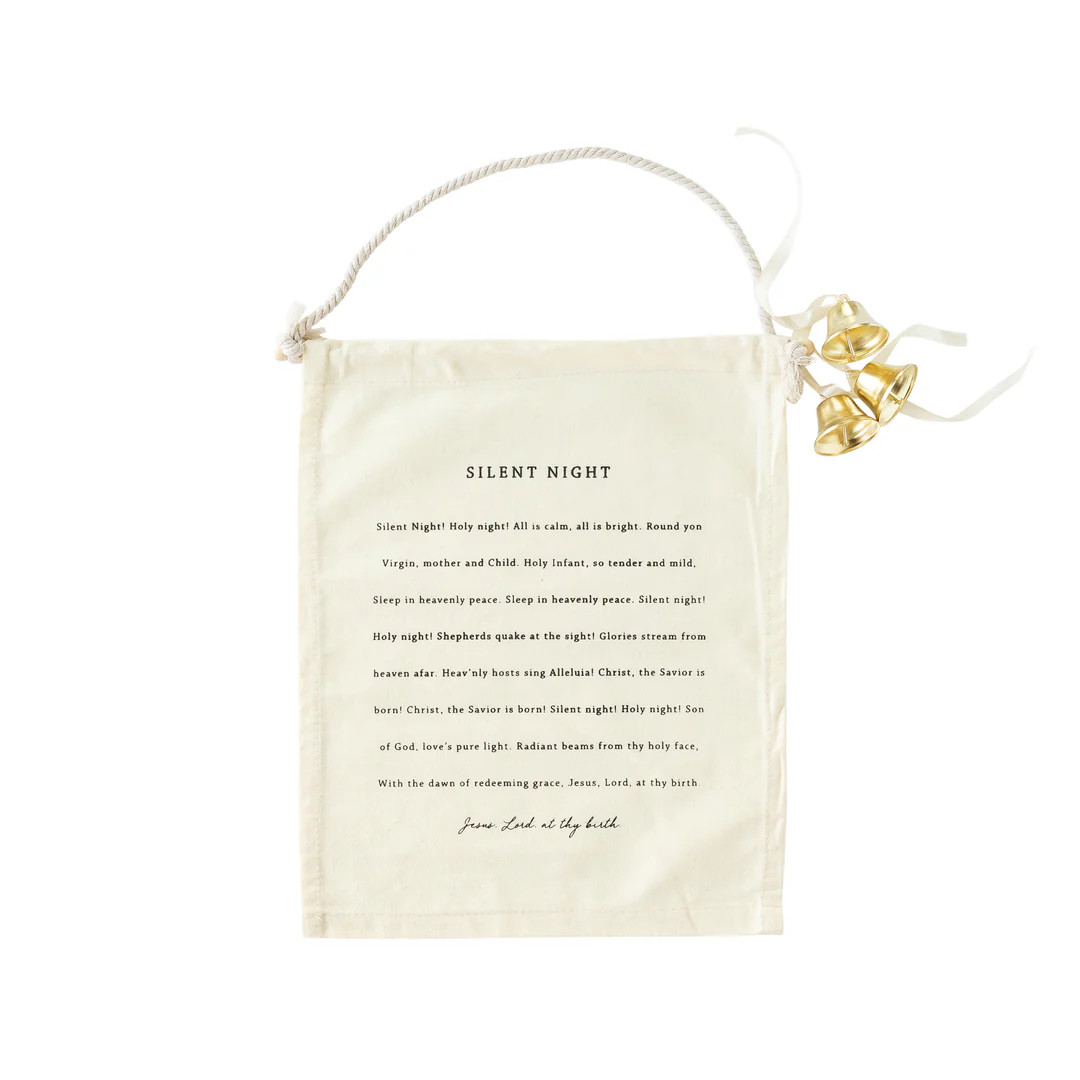 Silent Night Canvas Banner | My Mind's Eye