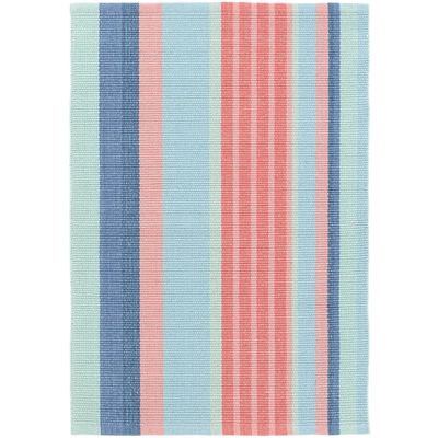Aruba Stripe Handwoven Cotton Rug | Annie Selke