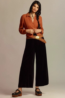 The Somerset Pants: Velvet Edition | Anthropologie (US)