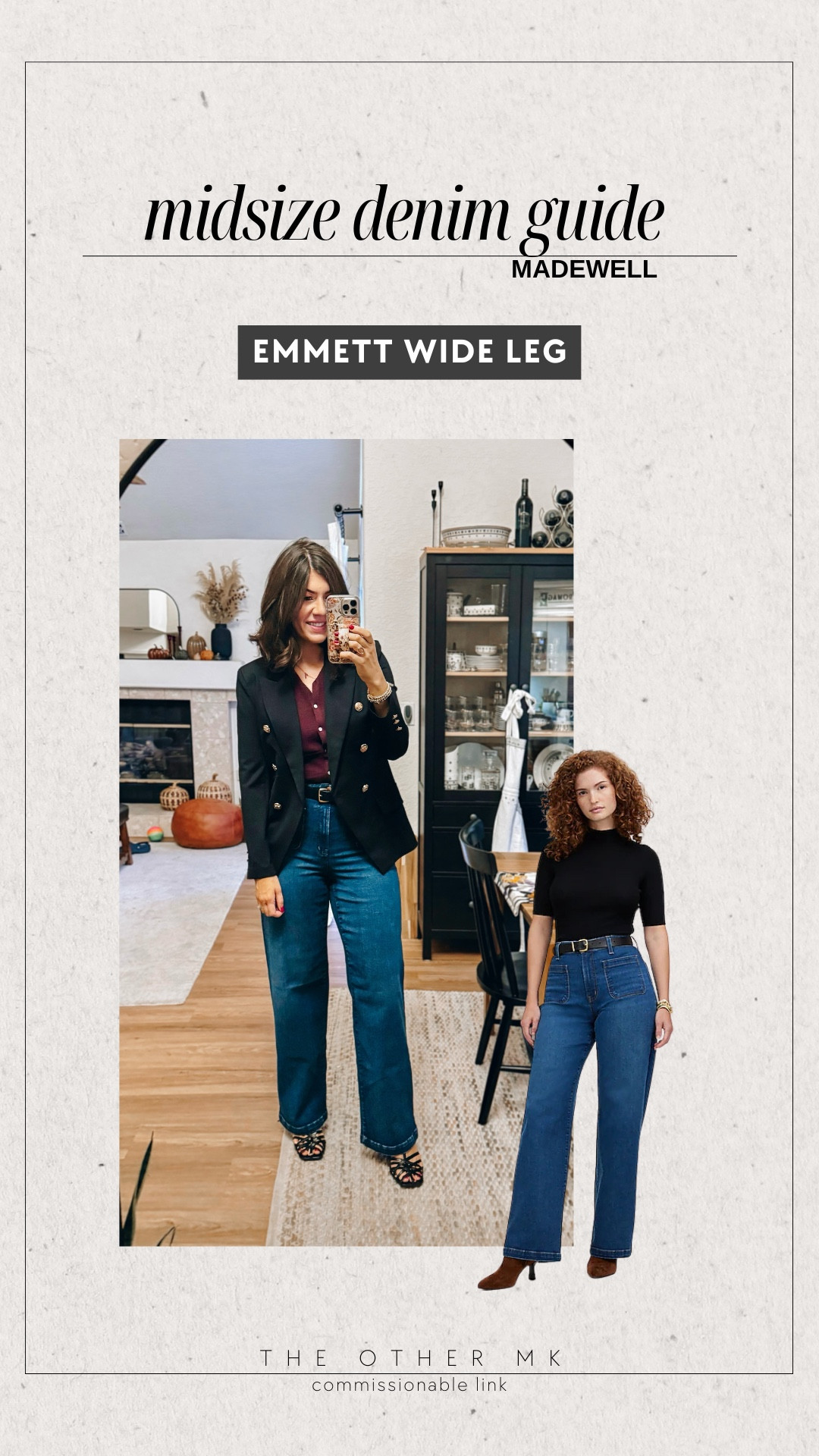 In a 28 curvy in the high rise wide leg jeans. These run very big imo


#LTKxMadewell #LTKSaleAlert #LTKMidsize