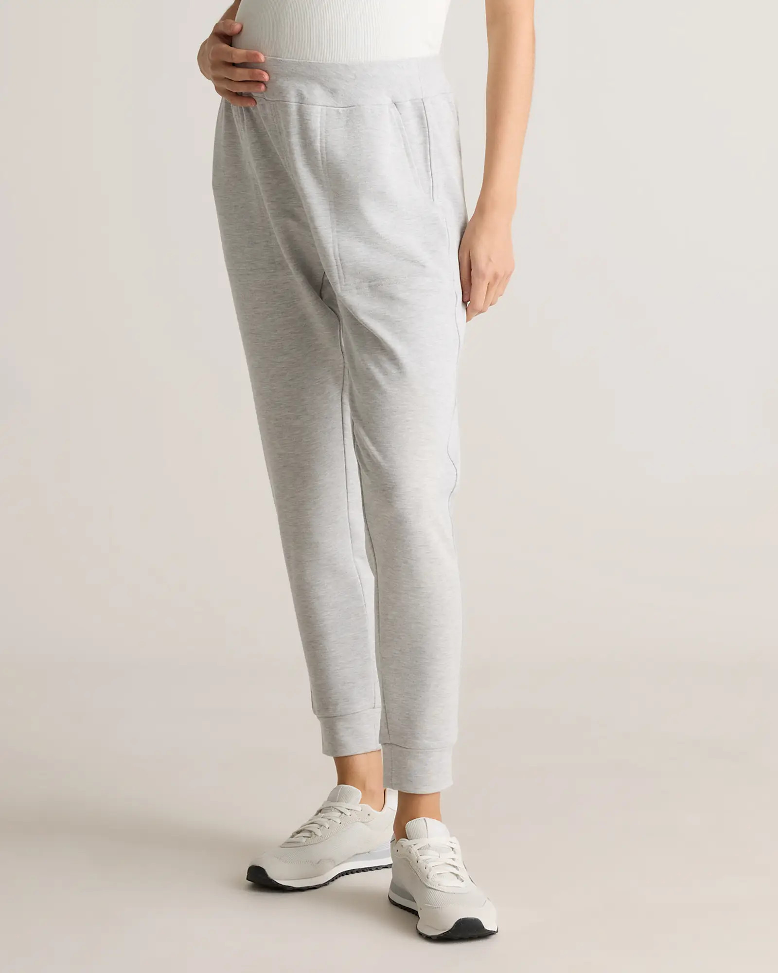 SuperSoft Fleece Maternity Joggers | Quince