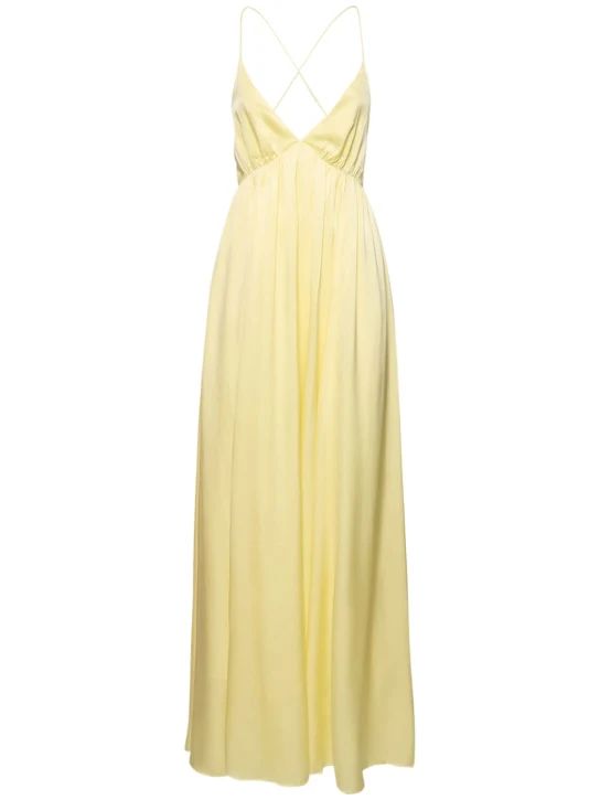Long silk slip dress | Luisaviaroma