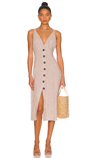 Monica Dress in Dusty Brown | Revolve Clothing (Global)