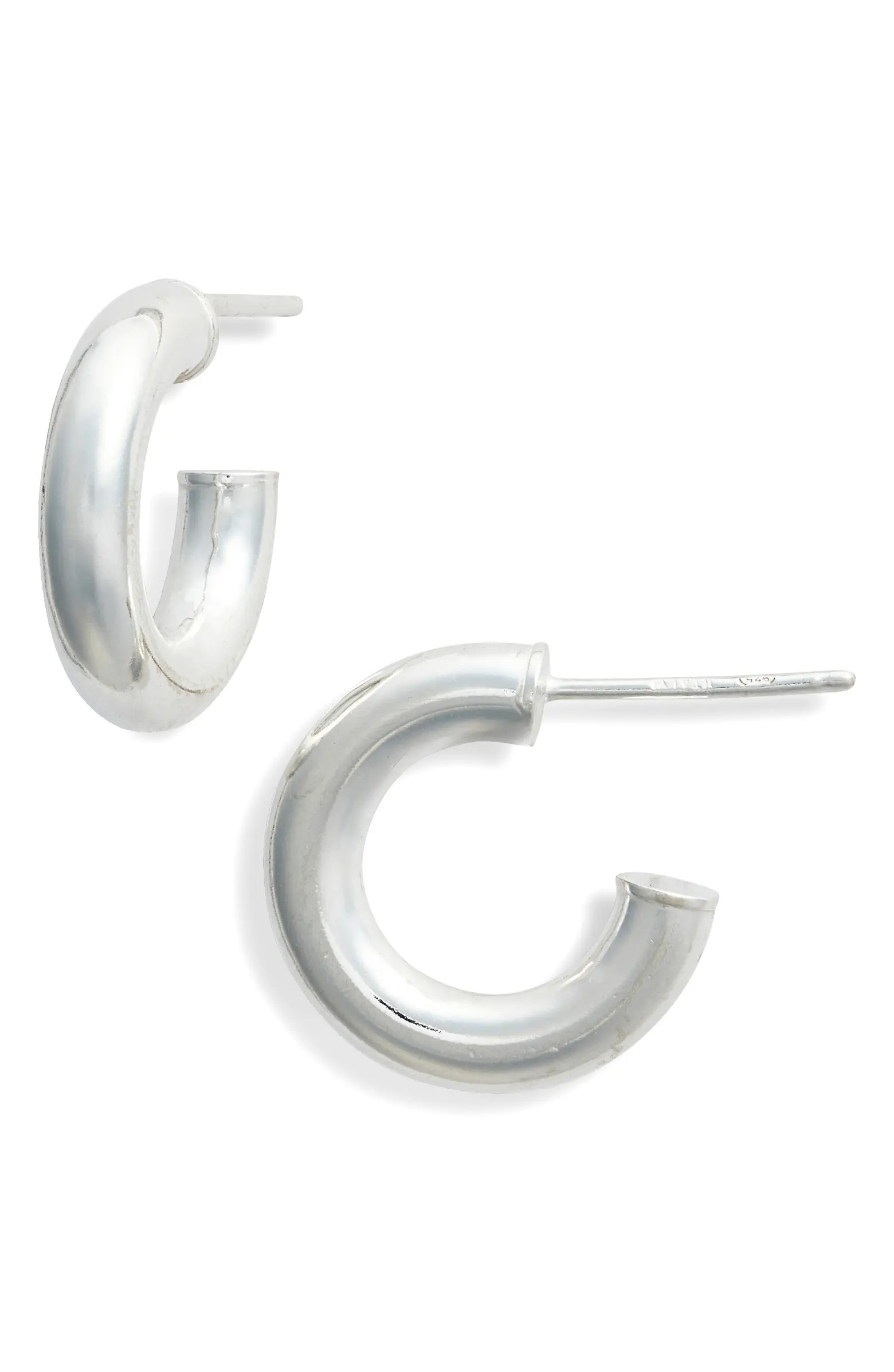 Argento Vivo Sterling Silver Mini Tube Hoop Earrings | Nordstrom | Nordstrom