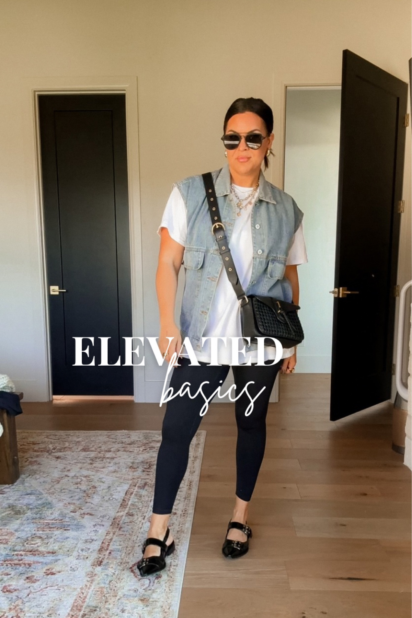 Elevated basics plus a great transition into fall. 
Men’s oversized white tee: XXL
denim trucker vest: XL
FAVORITE leggings: Large
Comfy sling back flats: TTS


#LTKFindsUnder50 #LTKStyleTip #LTKMidsize
