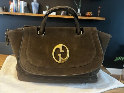 Gucci 1973 Green Suede Travel Bag Vintage Excellent Condition   | eBay | eBay US