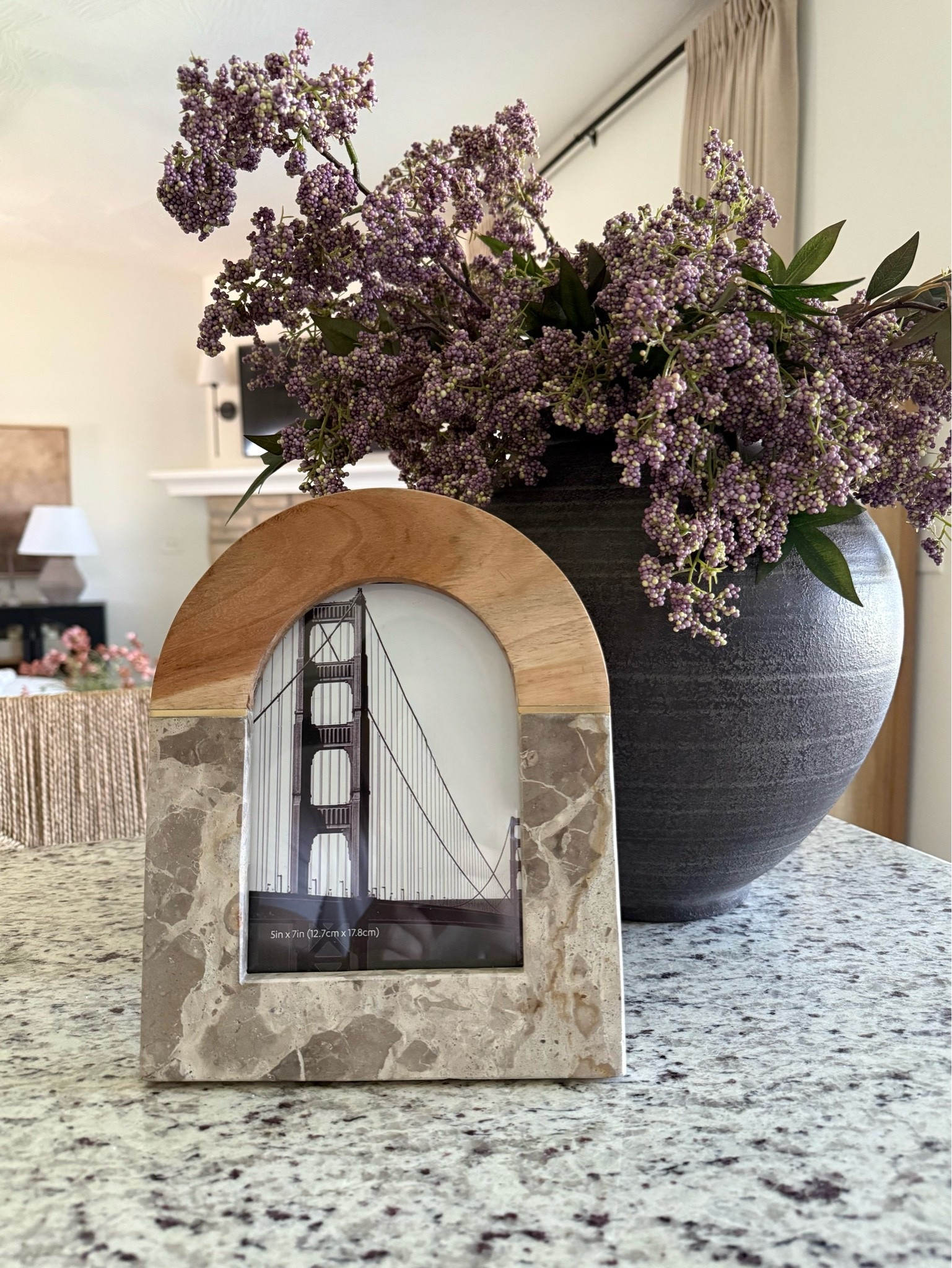 Got this adorable picture frame the other day and I had to share! Love the mix of wood and marble, arch detail, and subtle gold trim 🤩 If you need a last minute gift, this would be perfect!

#LTKHome #LTKMothersDay