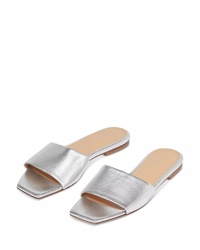 Women's Anna Square Toe Slide Sandals | Bloomingdale's (US)