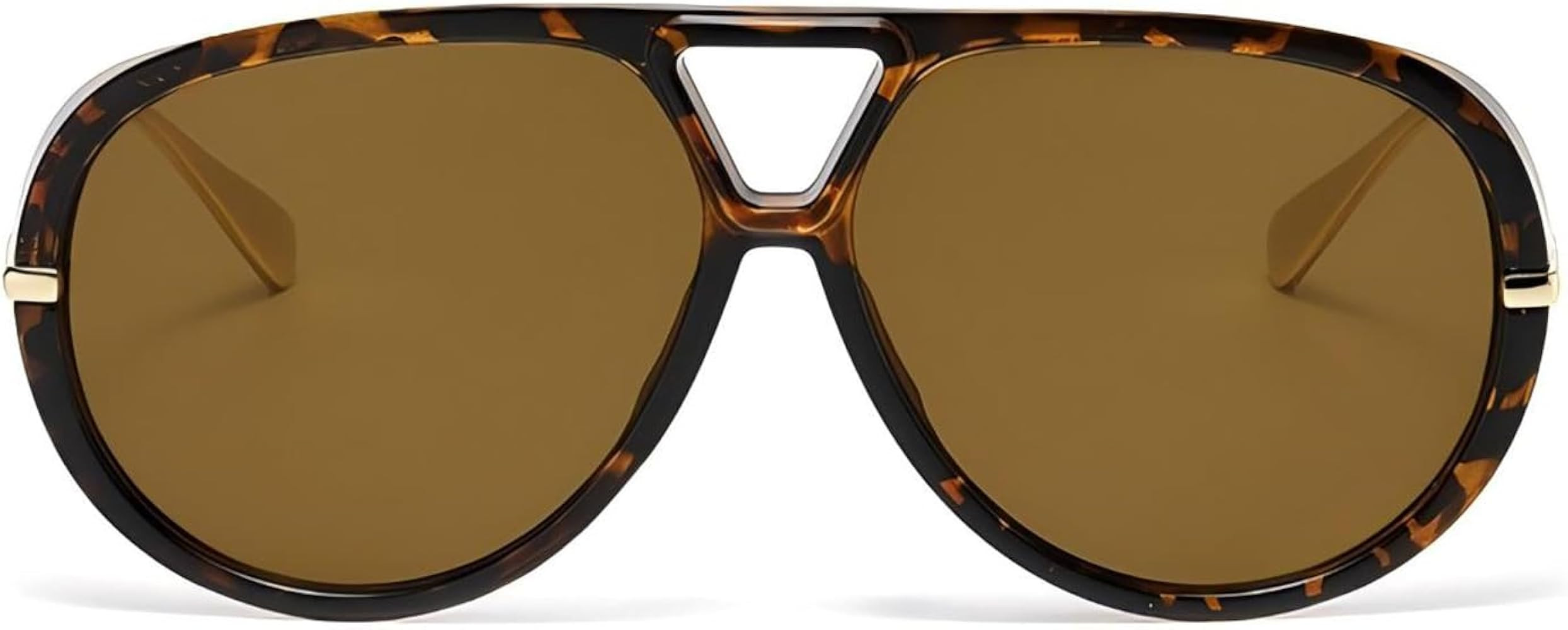 OSAGAMA Trendy Oversized Aviator Sunglasses for Women Men Luxury Vintage Shades Retro Metal Sungl... | Amazon (US)