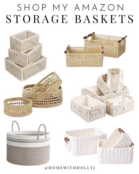 Shop my Amazon : storage baskets!

#LTKkids #LTKhome #LTKfamily