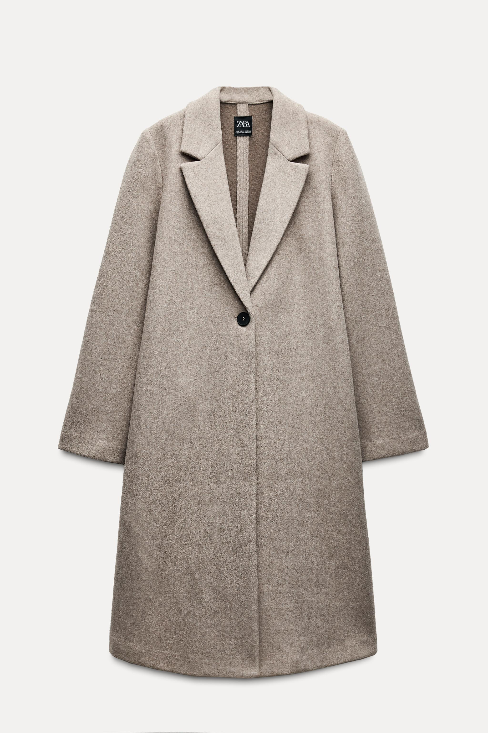 BUTTONED SOFT COAT | Zara US