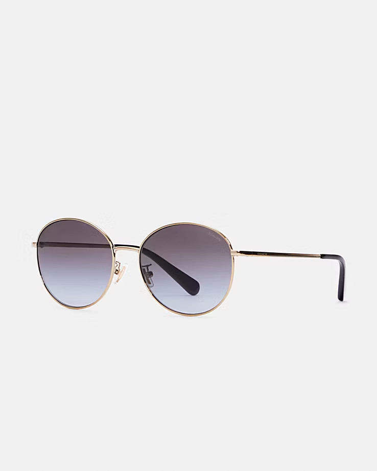 Lia Round Sunglasses | Coach Outlet US