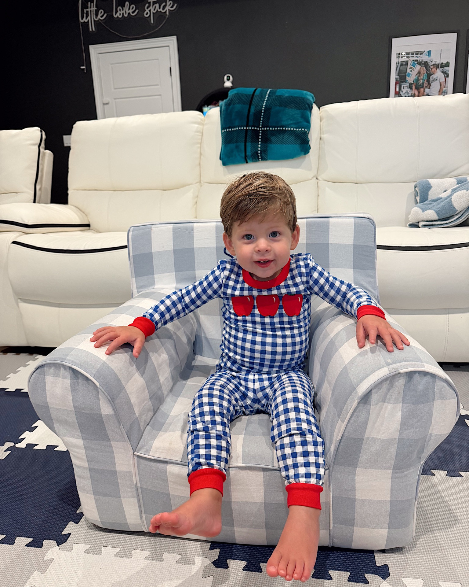 Storm is ready for his first day of school! Pajamas from @Classic Whimsy and decor from @Target!

#LTKKids #LTKmomlife #LTKootd