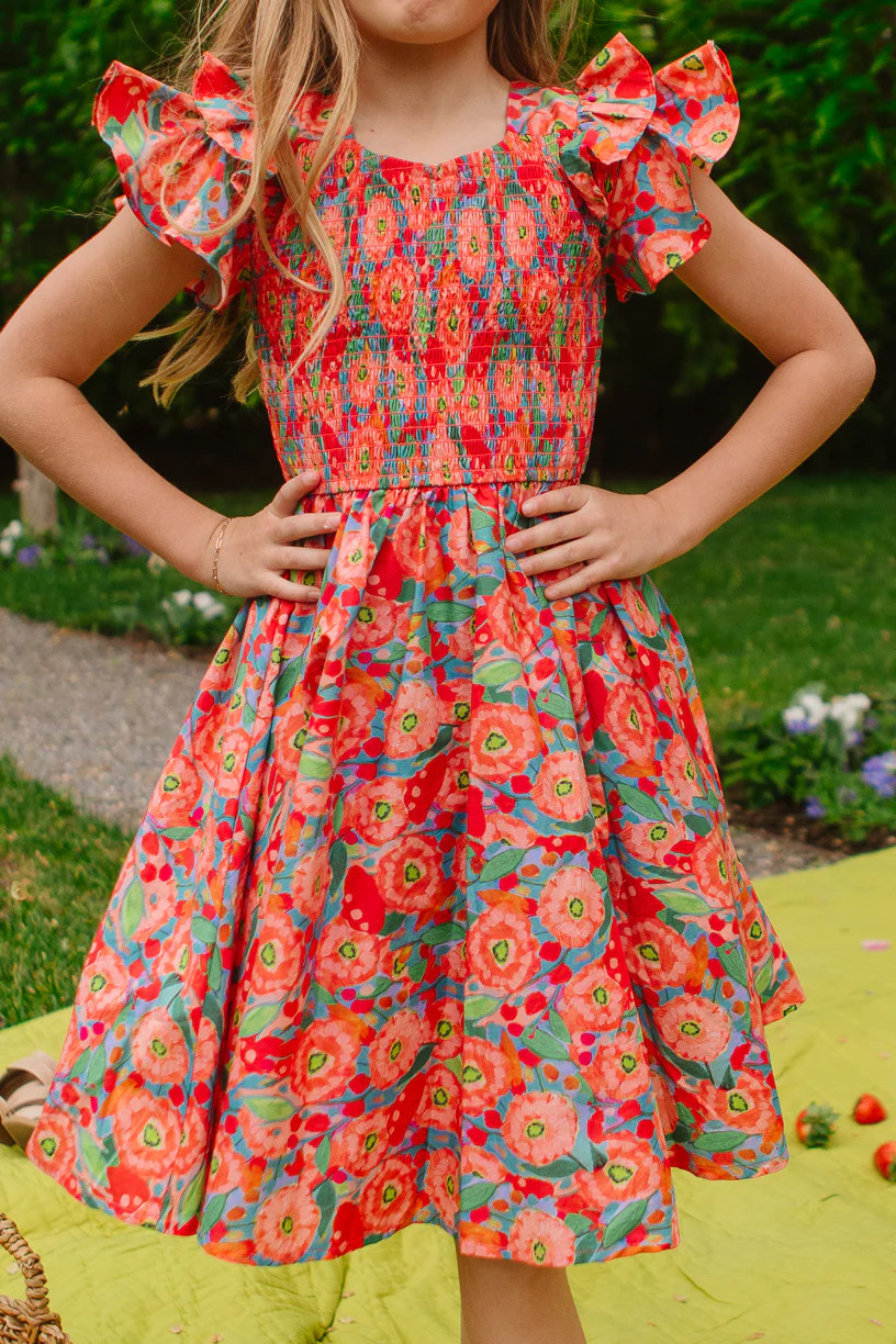 Mini Hattie Dress in Poppy | Ivy City Co