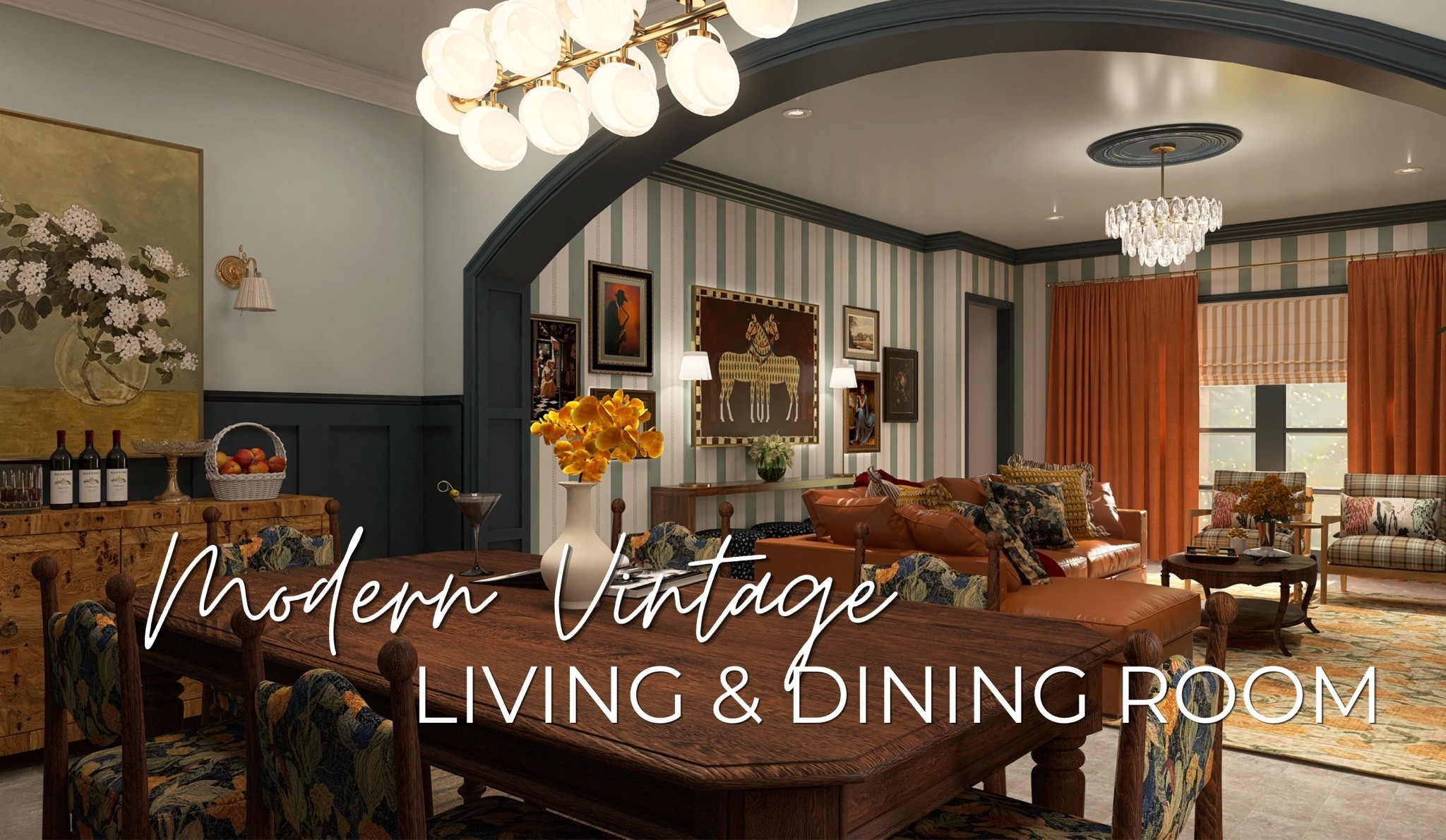 Designed by Brandy
Modern Vintage Living & Dining Room

#LTKmomlife #LTKSeasonal #LTKHome